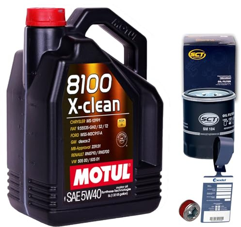BandelOne enthält Filter Ölfilter 5W40 Öl passend für 500 Punto 199 Stilo Panda Bravo