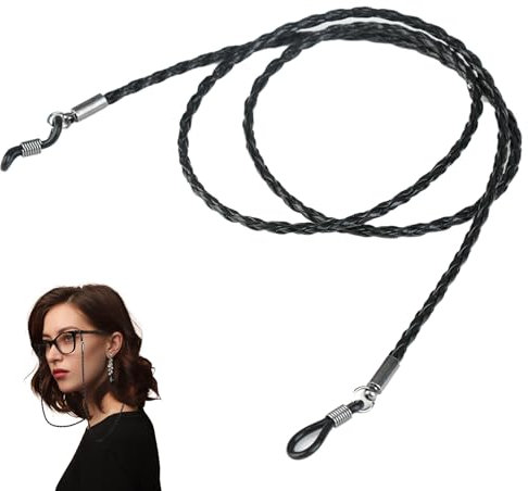Brillenband, Brillenkette Herren/Damen,Strapazierfähige und Modische Sonnenbrillen Kurzsicht Gläser Presbyopische Gläser Lesebrillenkette Ideal für Sport und Outdoor Aktivitäten