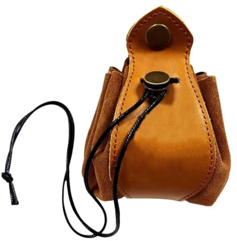 TOYANDONA Aufbewahrungstasche für Würfel Retro-Geldbörse Münzgeldbörse Ledergeldbörse Ornament würfel Spielzeug Tasche Würfelbeutel aus Leder Anzahl schmücken Gürteltasche Tablett Container