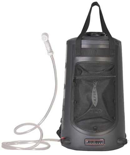 Ducha portátil para Camping, Bolsa de Ducha al Aire Libre, Bolsa de Agua con calefacción Solar de 20 l, Bolsa de Agua para Ducha de Camping, Bolsa de Malla, a Prueba de Fugas, Equipo de