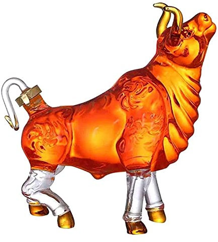Rödvinkaraff, kristallkaraff för vin, Karaff Nyhet Animal Cow Formed Style Hem bar Karaff
