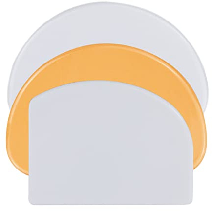 Pack of 3 Dough Scraper Dough Card Dough Cutter Dough Spatula Dough Scraper Card BPA Free PE Plastic Flexible Cake Scraper, Sharp Edge Corners Silicone Dough Scraper, Non-Slip Dough Card Silicone