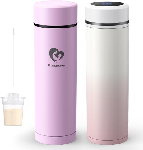 Bellababy Portable Cooling Bottle Maker Kit, Can Be Fed in 2 Minutes, Easy to Carry for Outdoor,Includes Cooling Bottle Maker + Vacuum Cup +1 Powder Dispenser