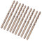 10pcs M35 HSS Cobalt Drill Bits Set 4mm HSS-CO Twist Drill Bits for Drilling on Stainless Steel High-speed Steel Twist Drill for Drilling Applications in Stainless Steel, Cast Iron, Titanium