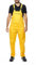 ProWear Arbeitslatzhose Herren Arbeitshose Latzhose, Gelb, Gr.- XXL