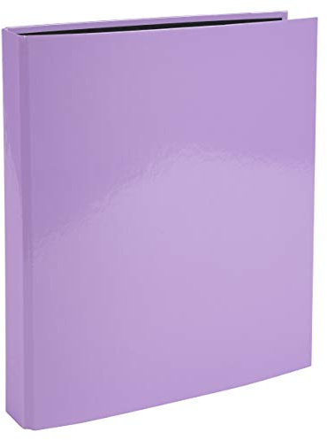 Exacompta styv ringpärm Aquarel A4 2 ringar malva