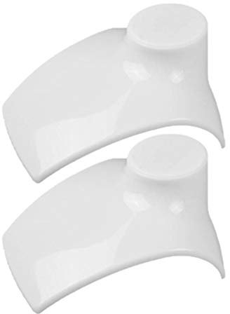 EXCEART Porta Collane in Pp Bianco 7.7X6.7X3.9 Pollici Espositore Gioielli Per Collane Orecchini Pendenti Manichino Display Per Vetrina Casa Negozio