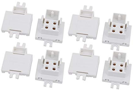 8 Stück G10Q-F34D AC 500 V 2 A Lampenfassung Lampenfassung Halterung für Leuchtstoffröhre