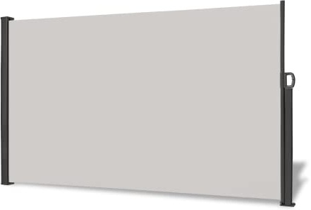 Froadp Tenda da sole laterale allungabile in alluminio, 180 x 300 cm, frangivista per giardino, 100% poliestere e rivestimento in poliuretano, impermeabile e protezione solare, per balcone, terrazza