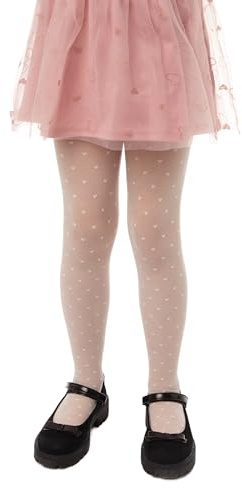 Conte elegant Anabel Collants élégants pour Enfant, crème, 128/134 cm Fille