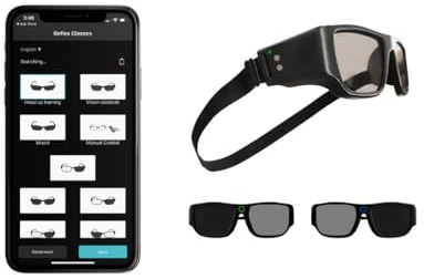 Applied Vision Sports Vision Training Strobe Glasses - Sports Reaction Training. Reflex and Hand-Eye Coordination Tool