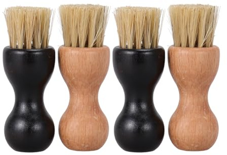 MAGICLULU 8 Stück Schuhreinigungsbürste Aus Holzborsten Tragbare Bürsten Für Schuhe Und Stiefel Effektive Auftragsbürste Für Schuhcreme Kompaktes Design Für Haushalt Und Reise