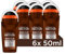 L'Oréal Men Expert 48H Deoroller für Männer, Deo Roll-On gegen starken Schweißgeruch, Schwitzen und Achselnässe, Herren Deodorant mit holzigem Duft und ätherischem Zedernholzöl, Barber Club, 6 x 50 ml