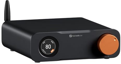 Fosi Audio ZD3 Desktop DAC Preamp, Fully Balanced Digital to Analog Audio Converter with ES9039Q2M for Home Stereo Amplifier, Bluetooth/USB/Optical/COAX/TV HDMI ARC Input, XLR/RCA Output with Remote