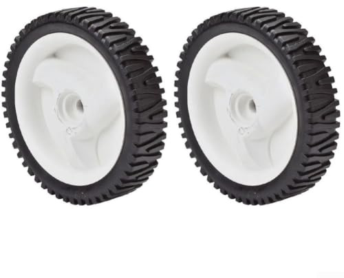 Ruote motrici di ricambio da 20,3 cm per Craftsman 407755X427 583743501 Ruota anteriore motrice semovente parti tosaerba trattore da giardino in plastica per uso esterno 20,3 cm diametro x 1,9 cm