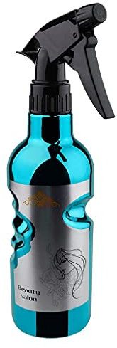 Gierzijia Botella de aerosol, 500 ml de huella dactilar Grip Peluquería Brillante Spray Botella Salón Barber Herramientas para el Cabello Pulverizador de Agua