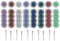 Bestgle 50 Pezzi Spazzole Abrasive Kit di Combinazione Della Ruota di Lucidatura per Utensili Rotanti Dremel, per Utensili Rotanti Pulizia Finitura Sbavatura