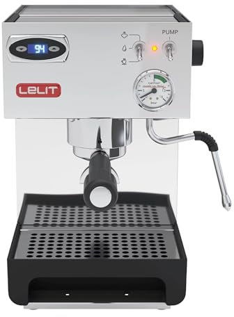 Lelit - Anna Coffee Machine - With Milk Frother & PID Temperature Control - PL41TEMD-2G80 - Polished Stainless Steel