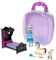 Disney Store Offizielles ELSA Minipuppen-Spielset, Die Eiskönigin - Völlig unverfroren, Once Upon a Story Kollektion, 7-TLG., Figurenset mit Zubehör, inklusive Olaf, Schaukelpferd, Ab 3 Jahren