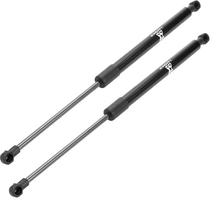X AUTOHAUX 2 Piezas 16 Pulgadas 33 LBS/ 150N Negro Soportes De Elevación Amortiguadores Resortes De Gas Universales Para RV Coche Camión Barco