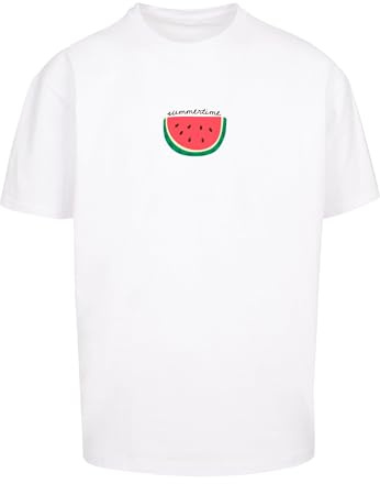 Merchcode Herren T-Shirt, Weiß, L