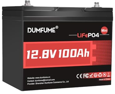 12.8V 100AH MINI LiFePO4 Battery IP65 Group 24 Lithium Battery