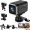 Pudet Luo Action Cam Moto WiFi, 4K Stabilizzazione Hotspot Telecamera Moto, Batteria da 8 Ore & Grandangolo da 140° Action Camera per Sport e Avventura