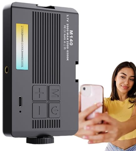 Selfie-ringljusklämma: bärbar telefonlampa, uppladdningsbar videolampa | Justerbar ljusstyrka Selfie-blixt, negativ belysningstillbehör för telefoner