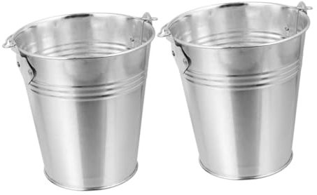 UKCOCO 2pezzi Secchio Raccogli Grasso per Barbecue Multifunzione e Facile da Pulire per Appassionati di Grigliate all Aperto