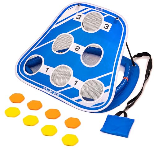 GoSports Splash Skip Jeu de cornhole flottant pour adultes et famille – Jeu de cornhole d'eau pour piscines et lacs