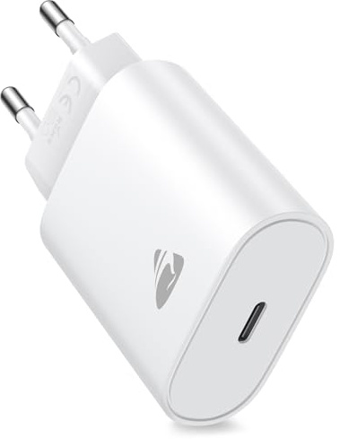 Chargeur Rapide USB C, Prise Secteur USBC 20W Charge Rapide pour iPhone 17/17 Air/17 Pro/17 Pro Max /16/15 /14/13 /12/11 /X/XS/XR/SE/iPad Air,Samsung Galaxy, Embout Adaptateur Secteur Bloc Type C