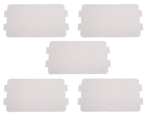 5PCS Universal Microwave Oven Mica Plate Waveguide Cover Replacement Parts for Home Kitchen 116x64mm / 4.6x2.5 Inch