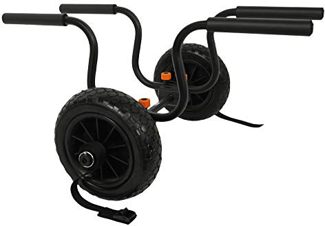 Pelican Canoe Kayak and SUP Transport Cart Sport Deluxe Cart for Canoe, Kayak and SUP - Adjustable Width - 2 Height Positions - Airless Tires - Heavy Dutty and Resistant - Easy to Assemble