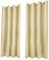 LIJIAO Tenda Oscurante Tende Soggiorno 60 x 120 cm Opaca Termica Isolante Tende Oscuranti per Interni Isolanti 2 Pannelli per Interni Finestre con Anelli, Beige
