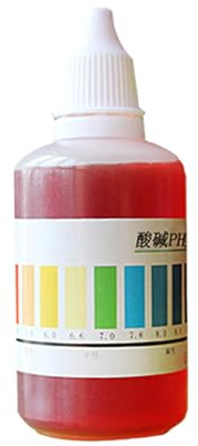 PH Test Liquid Drops - PH reattivo per piscina 50 ml | Drop test di idrogeno | Scuola di agente di rilevazione della qualità 'acqua 'acquario, reagente di analisi della piscina | Usa po