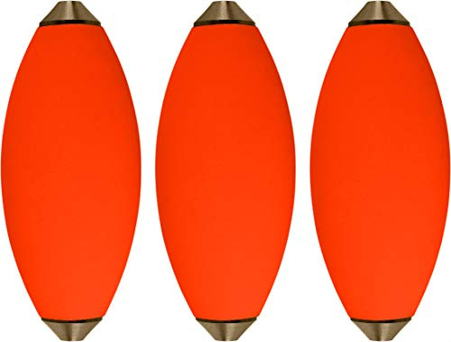 Storfisk fishing & more Lot de 3 œufs de truite italiens pré-plombés des deux côtés, position horizontale sur l'eau, couleur : orange, charge maximale : 30 g.