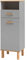 Schildmeyer Highboard Padua 148829, platingrau/Eiche Landhaus Dekor, 40,4 x 35,0 x 114,5 cm
