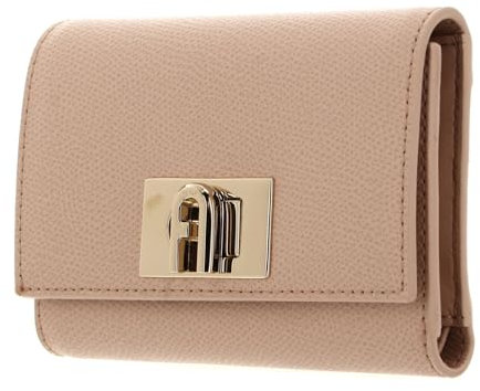 Furla 1927 Druckknopf Brieftasche Beige