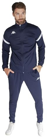 Kappa Unisex-Erwachsene Dalcito Trainingsanzug, Azul/Blanco, S