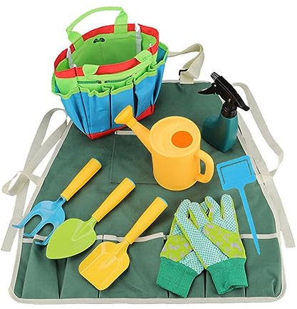 Vaguelly 1 Satz Gartengeräte Gartenschaufel Für Pflanzzubehör Pflanzwerkzeuge Gießkanne Gartenrechen Für Mini-schaufeln Für Den Garten Mini-rechen Rostfreier Stahl