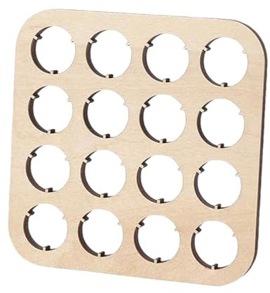 Collection Capsules De Bouteille Dessous-De-Verres Décoratif En Bois À 16