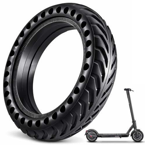 unycos - Rueda para Patinete Eléctrico【8,5 Pulgadas】Neumático de Reemplazo, Repuesto Antipinchazos de Scooter sin Cámara de Aire para Monopatín Xiaomi M365/M365 Pro/M365 Pro2 (Negro)
