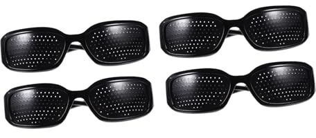 BESPORTBLE Lightweight Full Frame Pinhole Glasses for Vision Improvement and Fatigue Eye Protection Resin Material Corrective Eyewear for Adults Myopia Hyperopia Astigmatism