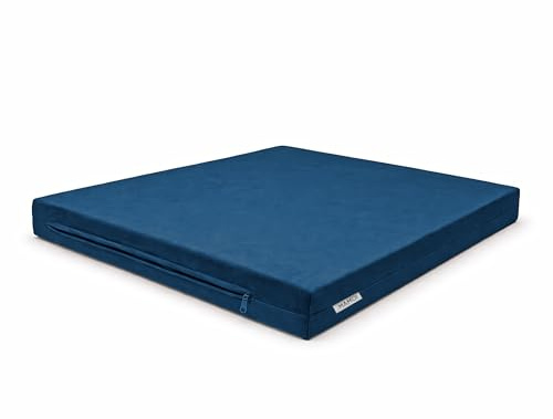 MAMOI® Matta för ribbstol, träningsmatta för hemmet, mjuk fitnessyta, sammetsmaterial, avtagbart överdrag, komfort och skydd under träning