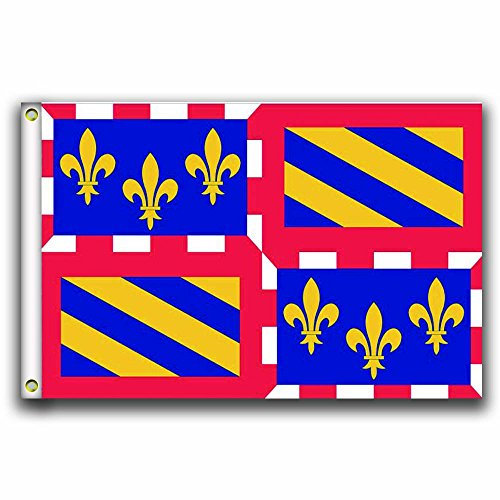 MCPACE Bourgogne Les Drapeaux Banner 3x5ft-90x150cm 100% Polyester,Utilisé à l'intérieur et à l'extérieur