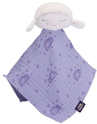 Sterntaler Baby Unisex Schmusetuch Kuscheltuch Schlummerschaf - Kuscheltuch Baby, Musselin Kuscheltuch, Schmusetuch - flieder