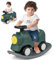 GOPLUS 3 in 1 Kinder Schaukelpferd, Rutschauto mit abnehmbarem Balancierbrett, Schaukelwippe mit 4-Punkt-Kippschutz & 60° Lenkrad, Schaukelspielzeug für Kinder von 18 bis 72 Monate (Zug)