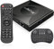 Android 13.0 TV Box, Box TV 4GB RAM 32GB ROM RK3528 Quad-Core, Soporte 2.4G/5.0GHz Dual WiFi6 BT5.0, 10/100M Ethernet HDMI 2.0 Smart TV Box Android con Mini Teclado Inalámbrico