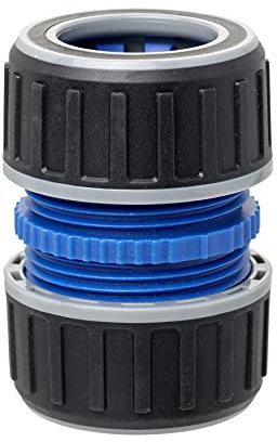 TATAY Raccordo Rubinetto Femmina Universal Premium per tubo flessible, 2 Vie, per Rubinetti da 1/2, 3/4, 1, Connetore Universale, Regolatore, Protezione solare, Installazione facile, Grigio - Nero