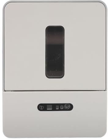 Dpofirs Distributore di Asciugamani di Carta Automatica, Porta Torrela di Carta con Rotolo Compatto a Parete per i Bagni di Casa Hotel, con Luce Notturna (GRAY)